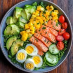20-Minute Healthy Salmon Avocado Salad Recipe