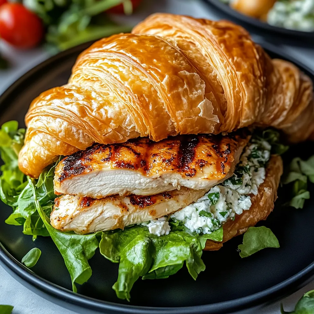 5 Easy Steps: Best Chicken Caesar Croissant Sandwich Recipe