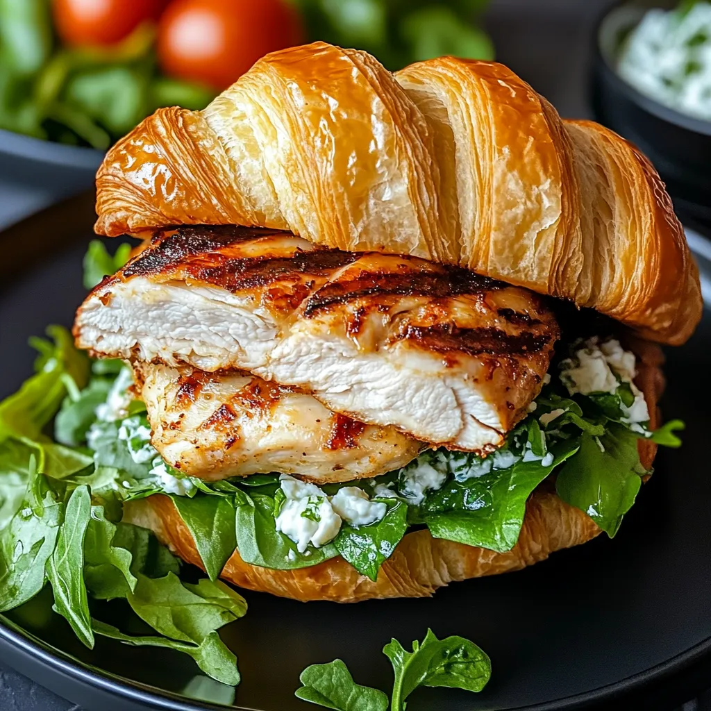 5 Easy Steps: Best Chicken Caesar Croissant Sandwich Recipe 6 5 Easy Steps: Best Chicken Caesar Croissant Sandwich Recipe