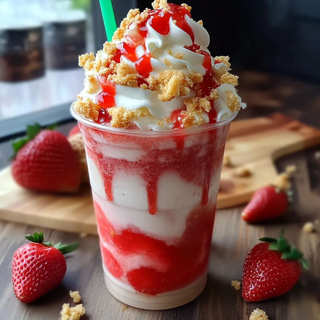Amazing 5-Minute Starbucks Strawberry Shortcake Frappuccino 7 Amazing 5-Minute Starbucks Strawberry Shortcake Frappuccino