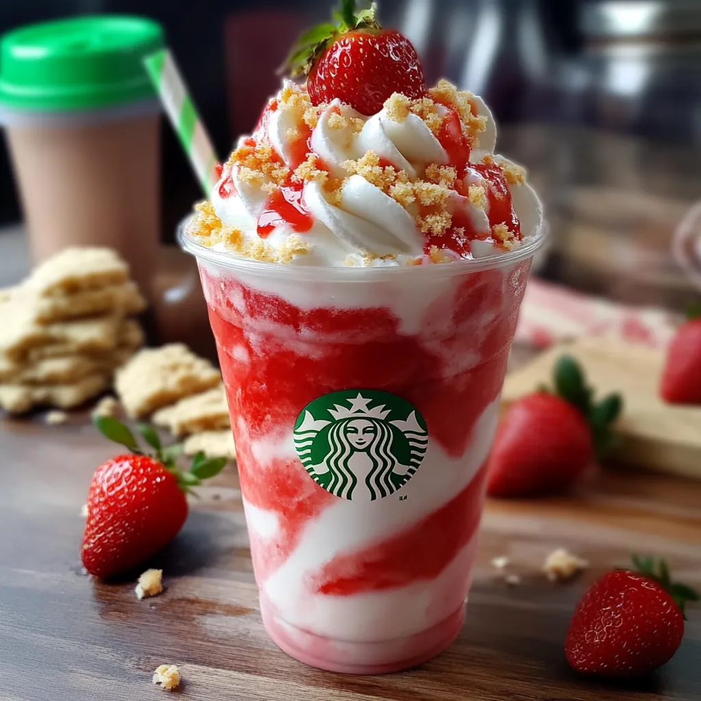 Amazing 5-Minute Starbucks Strawberry Shortcake Frappuccino 6 Amazing 5-Minute Starbucks Strawberry Shortcake Frappuccino
