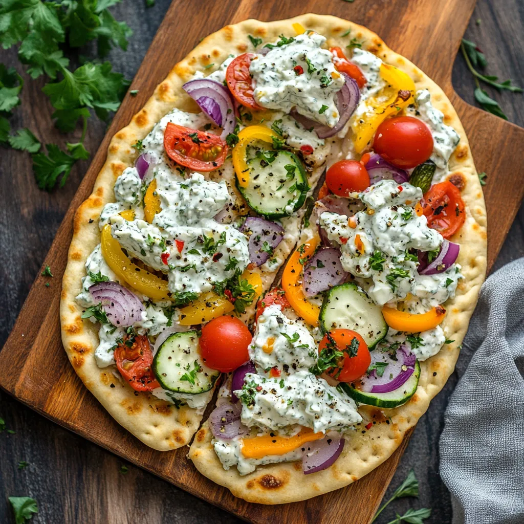 Best Tzatziki Chicken Naan Pizza Recipe - Easy 25 Min 7 Best Tzatziki Chicken Naan Pizza Recipe - Easy 25 Min