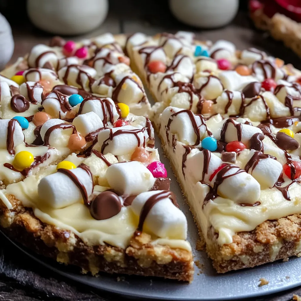 Easy 5-Ingredient White Chocolate Brownie Pizza Recipe