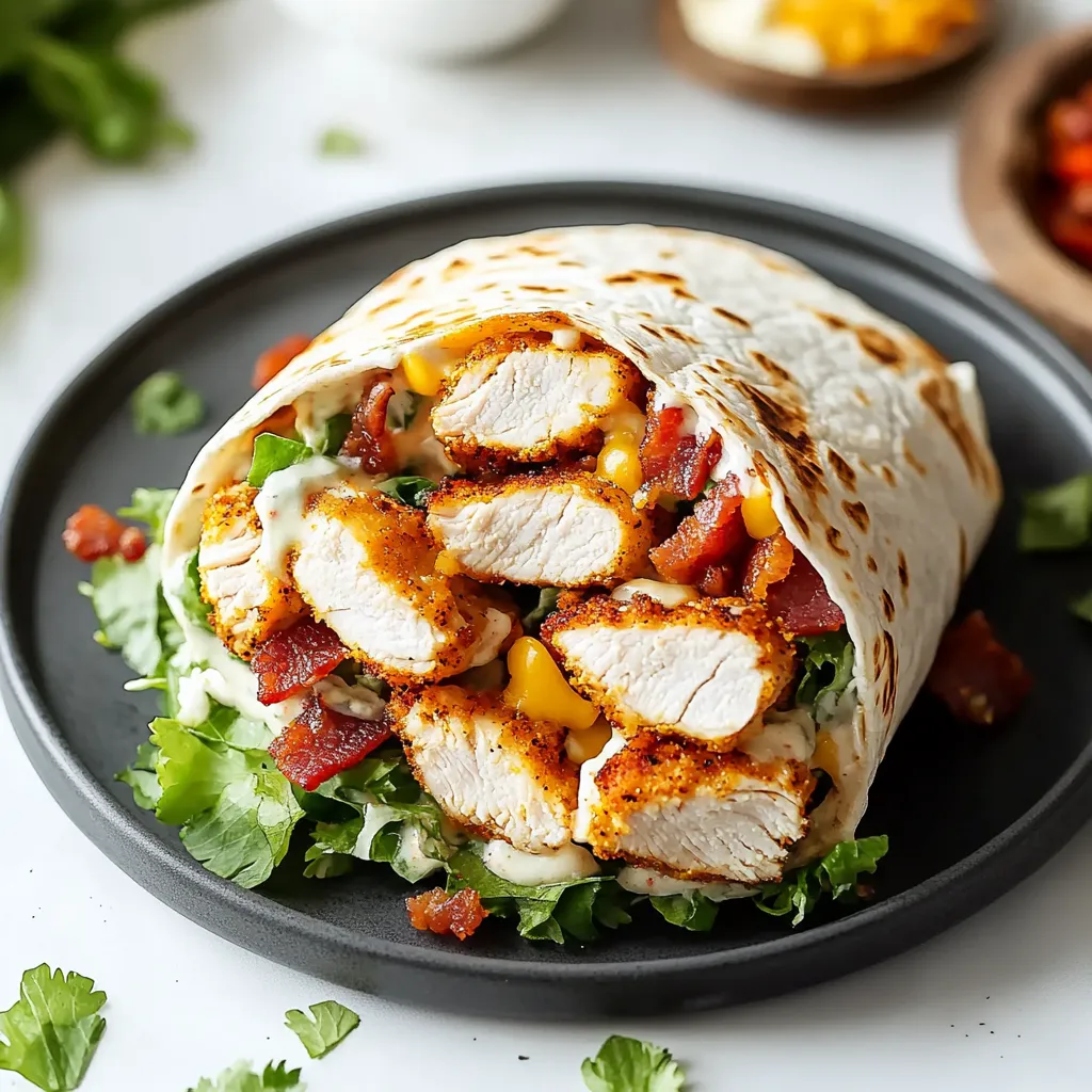 Incredible 15-Min Crispy Chicken Bacon Ranch Wrap Recipe 7 Incredible 15-Min Crispy Chicken Bacon Ranch Wrap Recipe