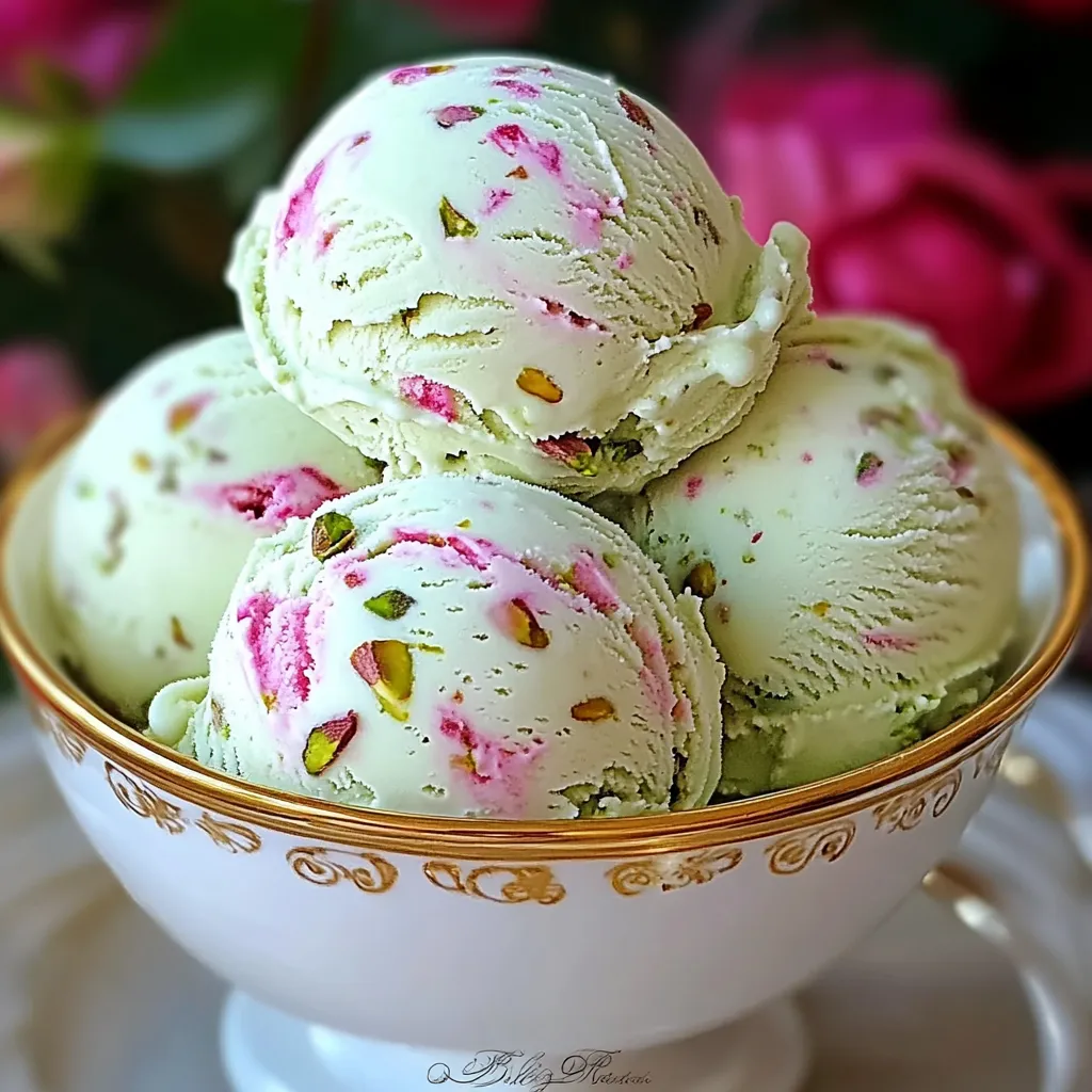 Ultimate Rose Pistachio Ice Cream Recipe - 5 Easy Steps