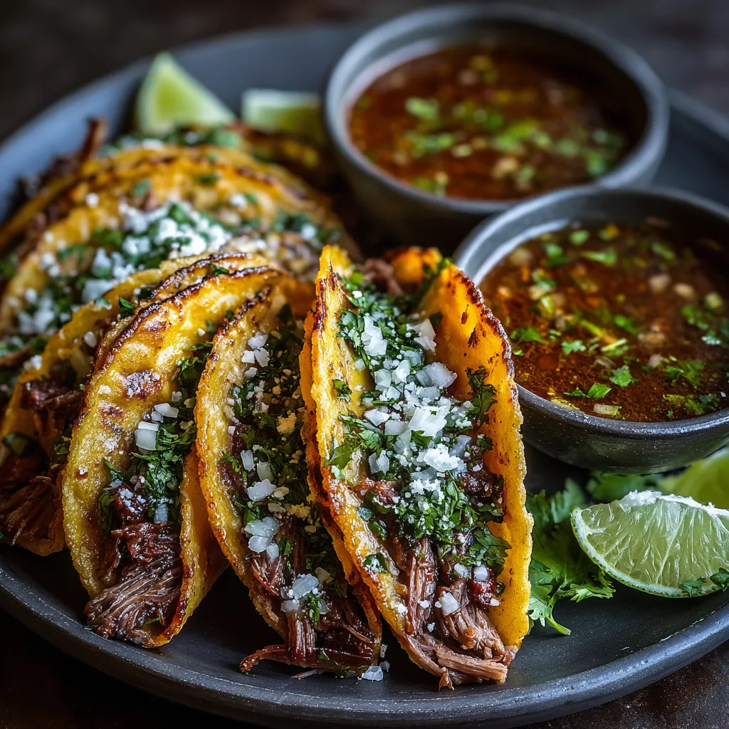 7-Step Birria Tacos Recipe - Easy Slow Cooker Method (2025) 8 Birria Tacos Recipe