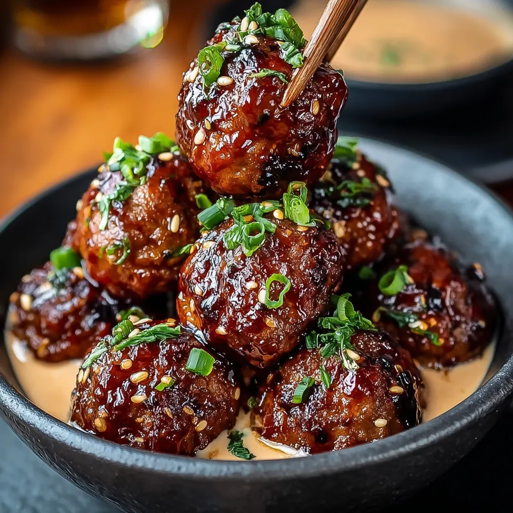 Best Korean BBQ Meatballs Recipe (Sweet, Sticky & Spicy) 10 Korean BBQ Meatballs Recipe9