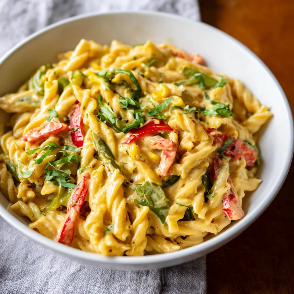 Rasta Pasta Recipe (Authentic, Creamy & Easy) 9 Rasta Pasta Recipe